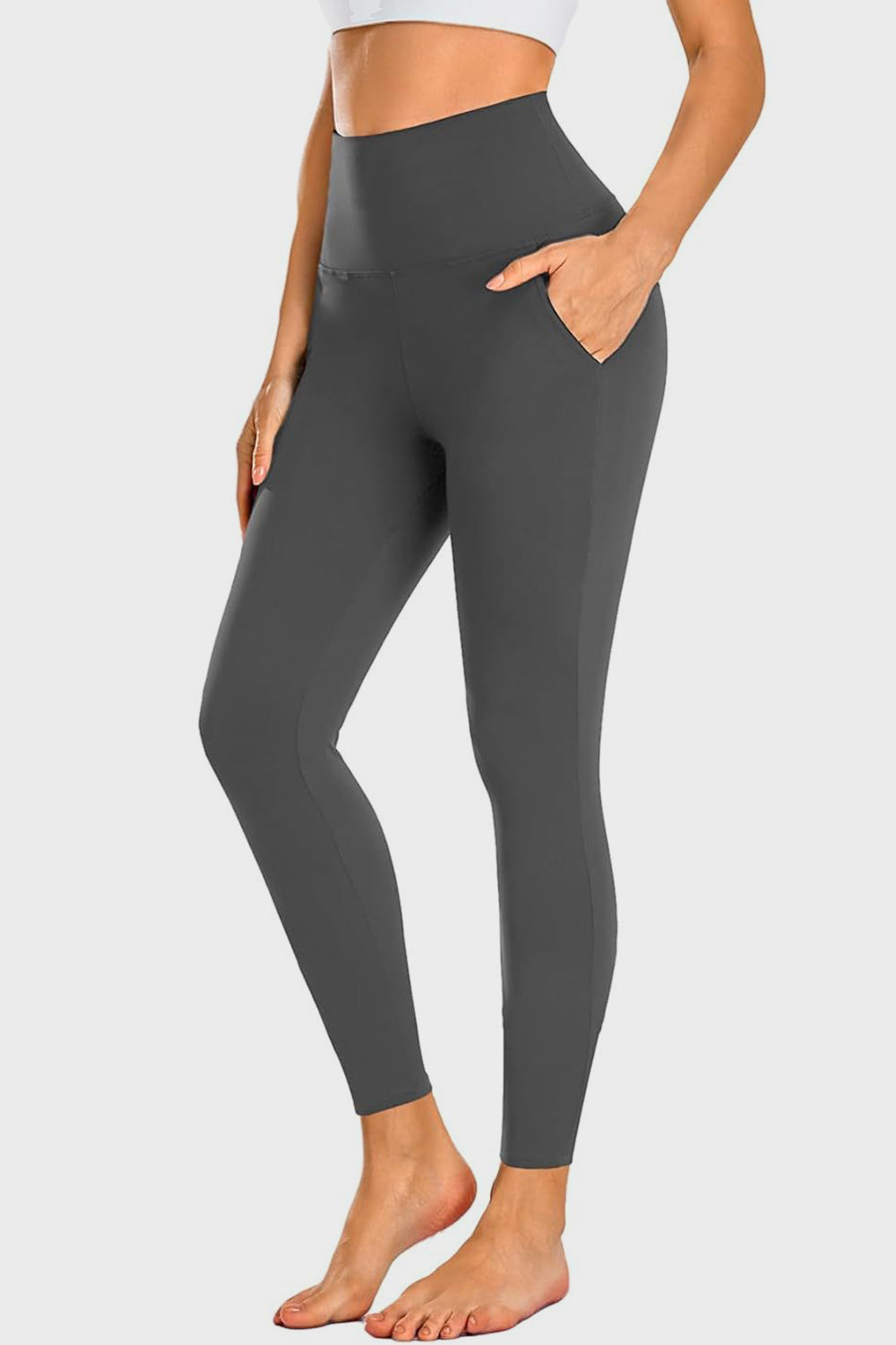 Pocketed High Waist Active Leggings