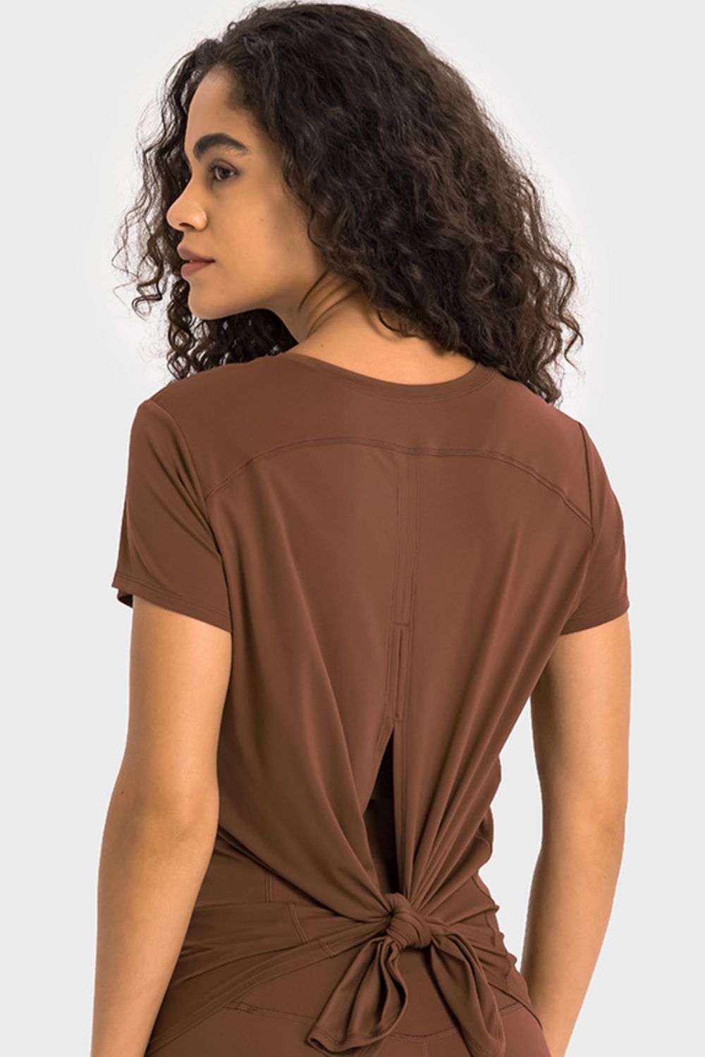 Millennia Tie Back Short Sleeve Sports Tee