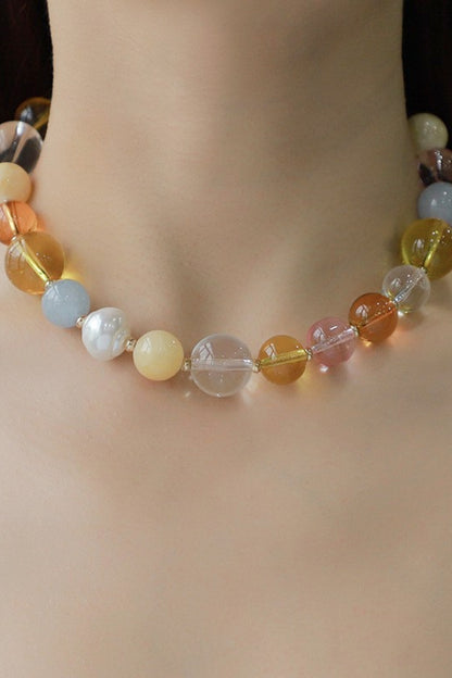 Multicolored Bead Necklace