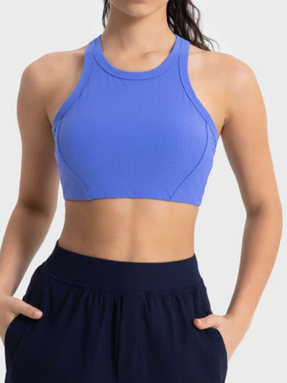 Millennia Wide Strap Cropped Sport Tank