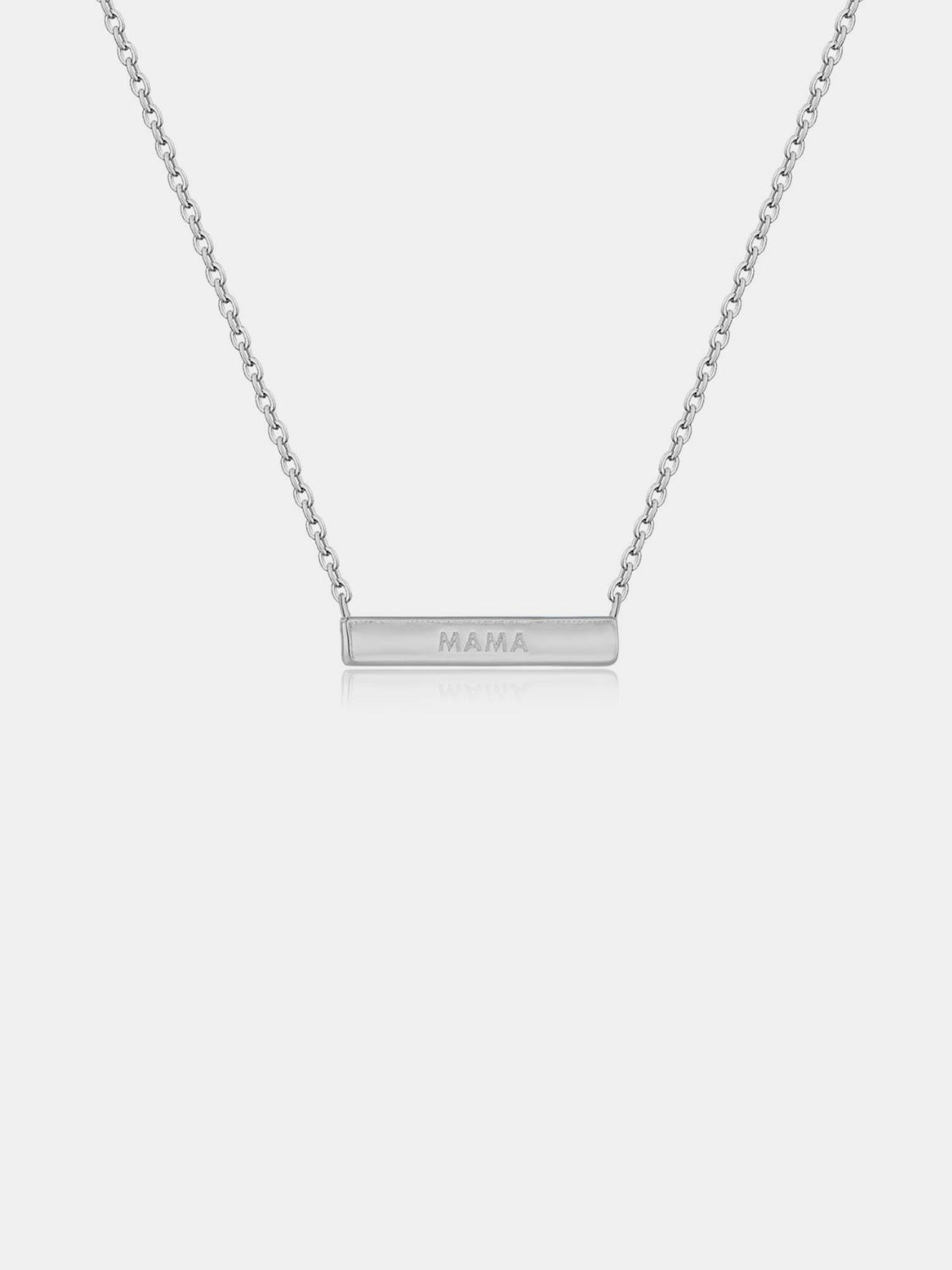 925 Sterling Silver Bar Necklace