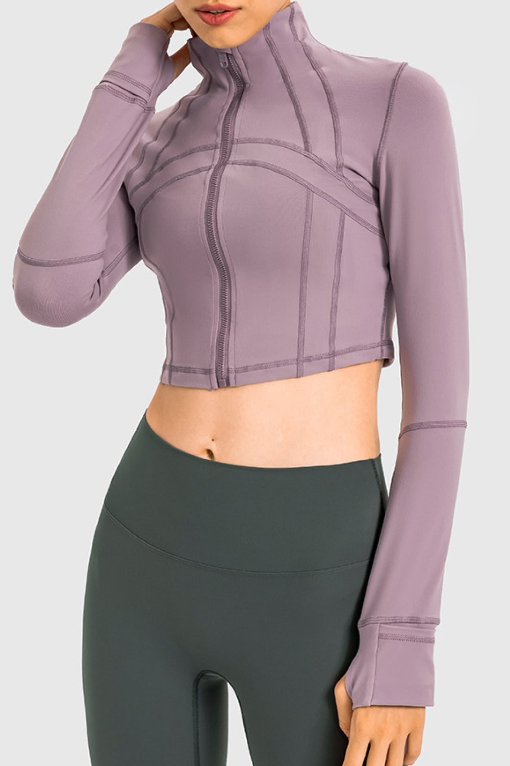 Millennia Zip Front Cropped Sports Jacket