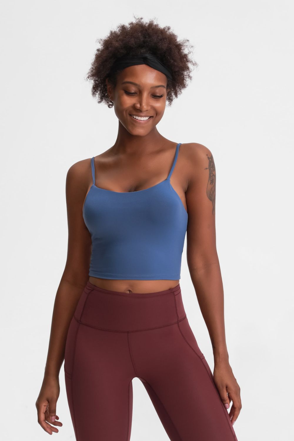 Millennia Feel Like Skin Scoop Neck Sports Cami