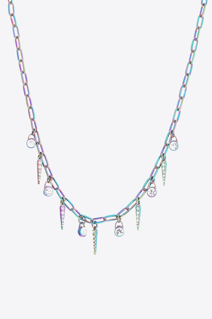 Colorful Multi-Charm Necklace