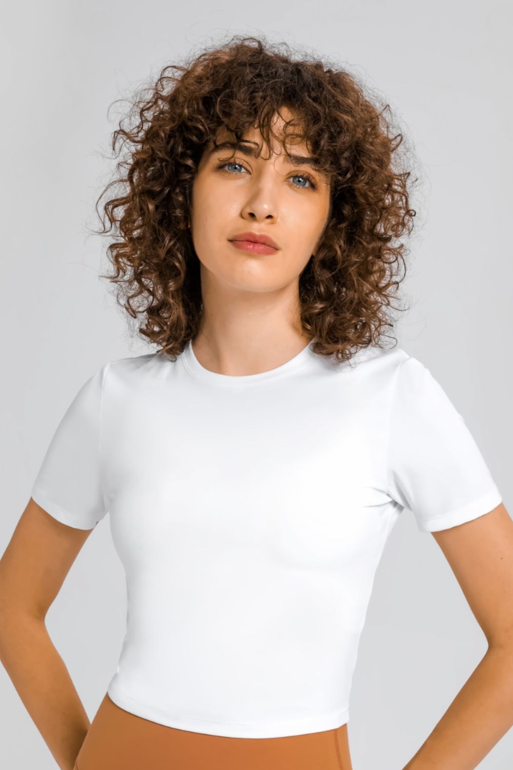 Millennia Round Neck Short Sleeve Yoga Tee