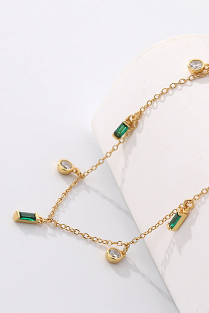 18K Gold Plated Multi-Charm Chain Necklace