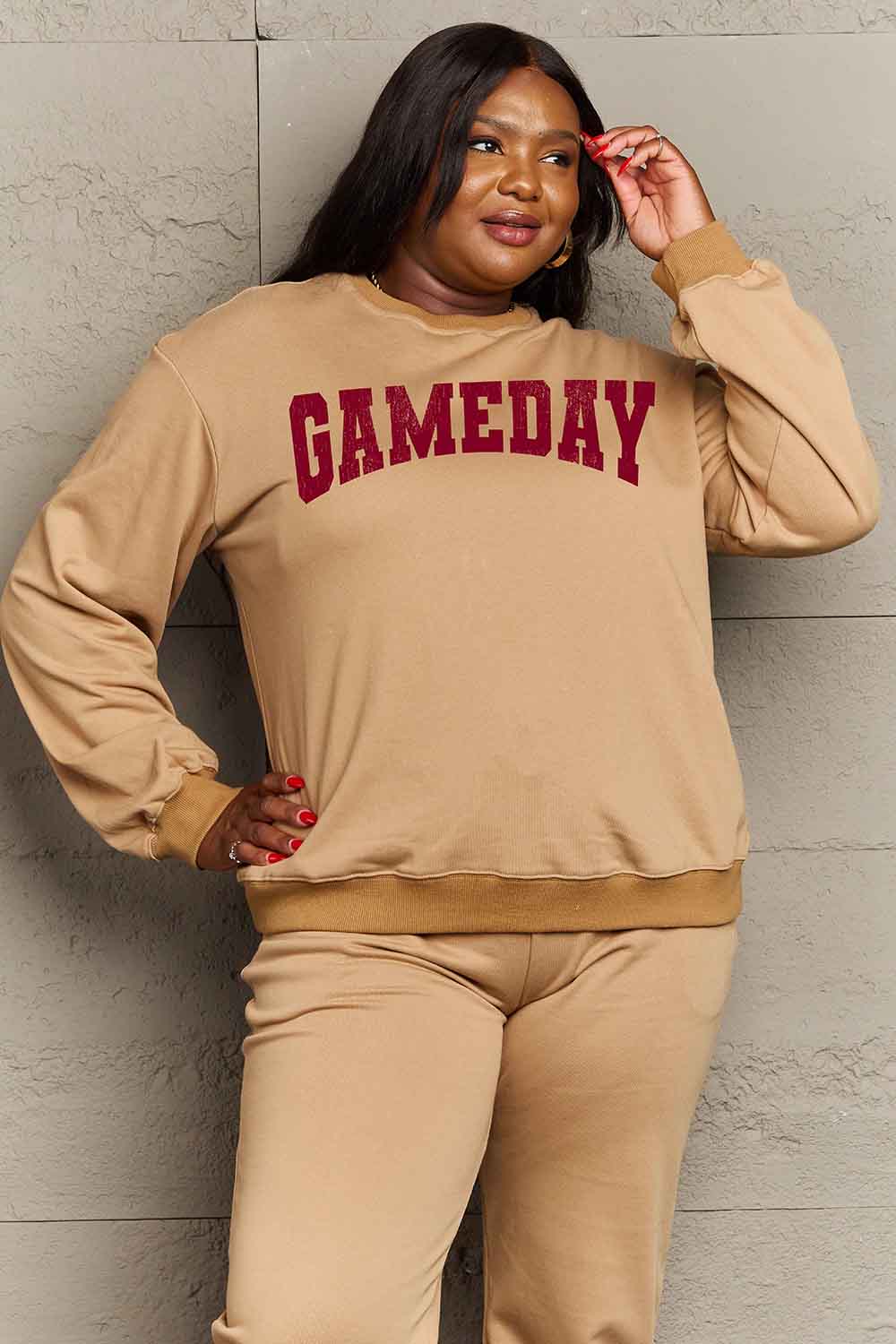 Simply Love Simply Love Full Size GAMEDAY Graphic Sweatshirt