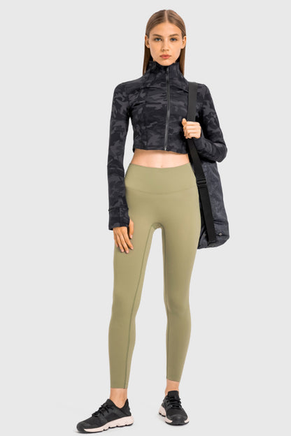 Millennia Zip Front Cropped Sports Jacket