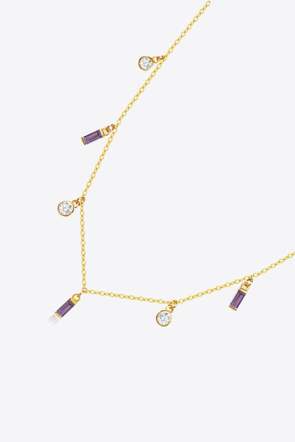 18K Gold Plated Multi-Charm Chain Necklace