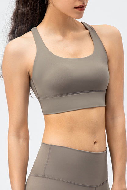 Crisscross Square Neck Active Tank