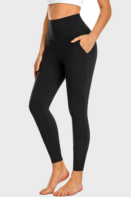 Pocketed High Waist Active Leggings