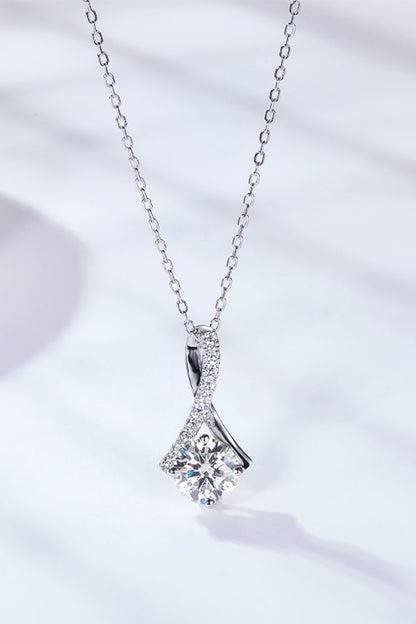 Special Occasion 1 Carat Moissanite Pendant Necklace