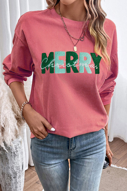 MERRY CHRISTMAS Round Neck Sweatshirt