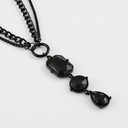 Glass Stone Alloy Necklace