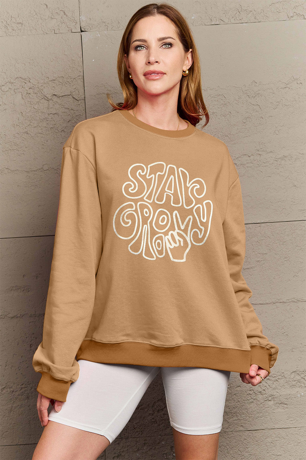 Simply Love Full Size Graphic Sweatshirt