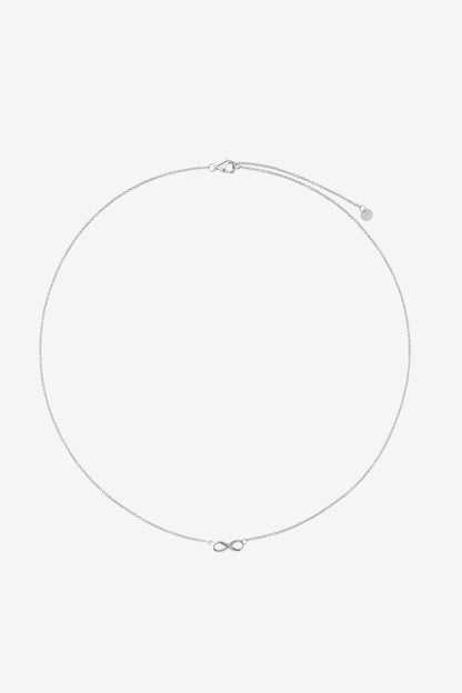 Figure 8 Lobster Clasp 925 Sterling Silver Necklace