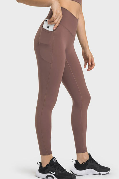 Millennia V-Waist Yoga Leggings with Pockets